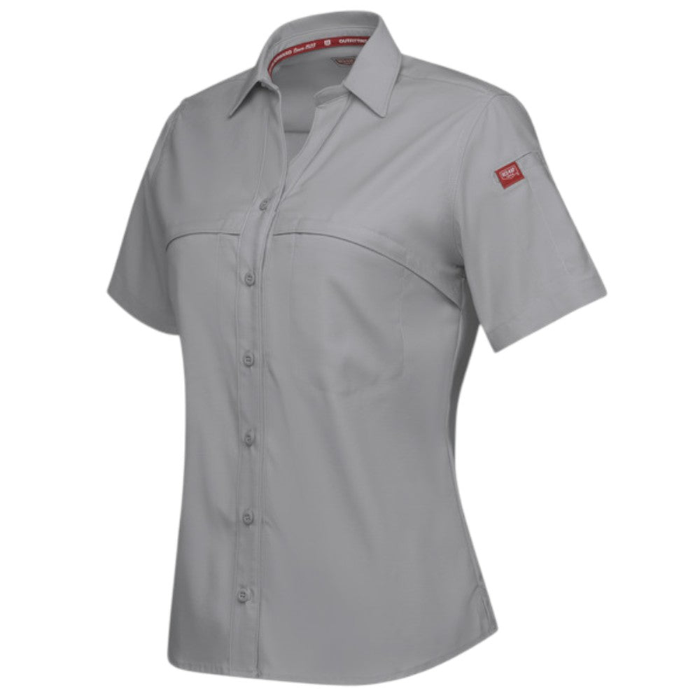 Red Kap® Women's Cooling Short Sleeve Work Shirt - Gravel