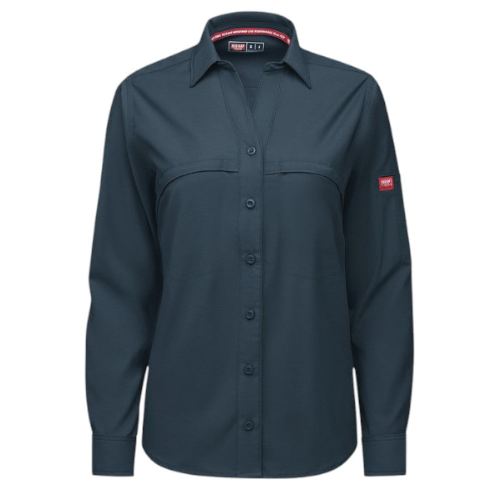 Red Kap® Women's Cooling Long Sleeve Work Shirt - Arctic