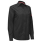Red Kap® Women's Cooling Long Sleeve Work Shirt - Black
