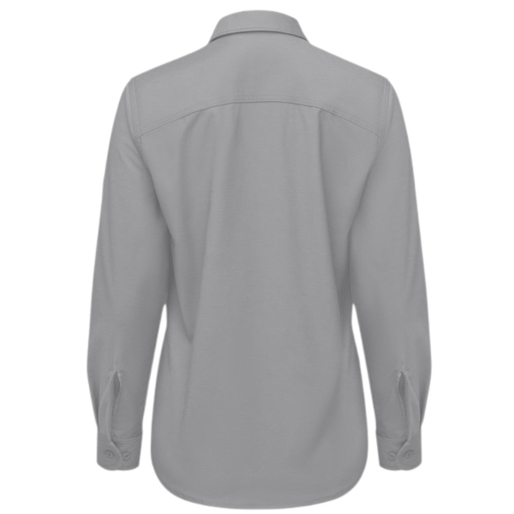 Red Kap® Women's Cooling Long Sleeve Work Shirt - Gravel
