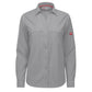Red Kap® Women's Cooling Long Sleeve Work Shirt - Gravel