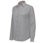 Red Kap® Women's Cooling Long Sleeve Work Shirt - Gravel