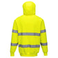 Portwest B304 Type R Class 3 Hi-Vis Hooded Safety Sweatshirt - Yellow