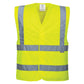 Portwest C470 Hi-Vis Two Band & Brace Safety Vest - Yellow/Lime