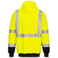 Portwest UB324 Two-Tone Hooded Safety Sweatshirt - Yellow/Lime