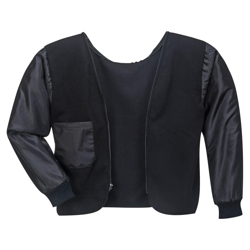 Portwest US368 Hi-Vis Contrast Tape Bomber Jacket - Yellow/Black