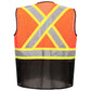 Portwest US395 Frisco Hi-Vis X Back Contrast Executive Vest - Orange