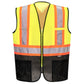 Portwest US395 Frisco Hi-Vis X Back Contrast Executive Vest - Safety Yellow