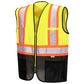 Portwest US395 Frisco Hi-Vis X Back Contrast Executive Vest - Safety Yellow