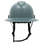 Pyramex HPT256160V Ridgeline T2 Vented Full Brim Hard Hat - 6-Point Ratchet Suspension - Slate Gray
