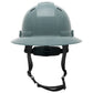 Pyramex HPT256160V Ridgeline T2 Vented Full Brim Hard Hat - 6-Point Ratchet Suspension - Slate Gray