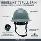 Pyramex HPT256160V Ridgeline T2 Vented Full Brim Hard Hat - 6-Point Ratchet Suspension - Slate Gray