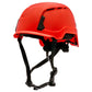 Pyramex HPT261131V SL T2 Vented Safety Helmet - Ratchet Suspension - Red