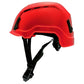 Pyramex HPT261131V SL T2 Vented Safety Helmet - Ratchet Suspension - Red