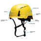 Pyramex HPT261131V SL T2 Vented Safety Helmet - Ratchet Suspension - Yellow
