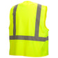 Pyramex RVHL2910 Type R Class 2 Solid Safety Vest - Yellow/Lime