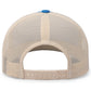 Pacific Headwear Trucker Snapback Cap -  Panther Teal/Beige/Panther Teal