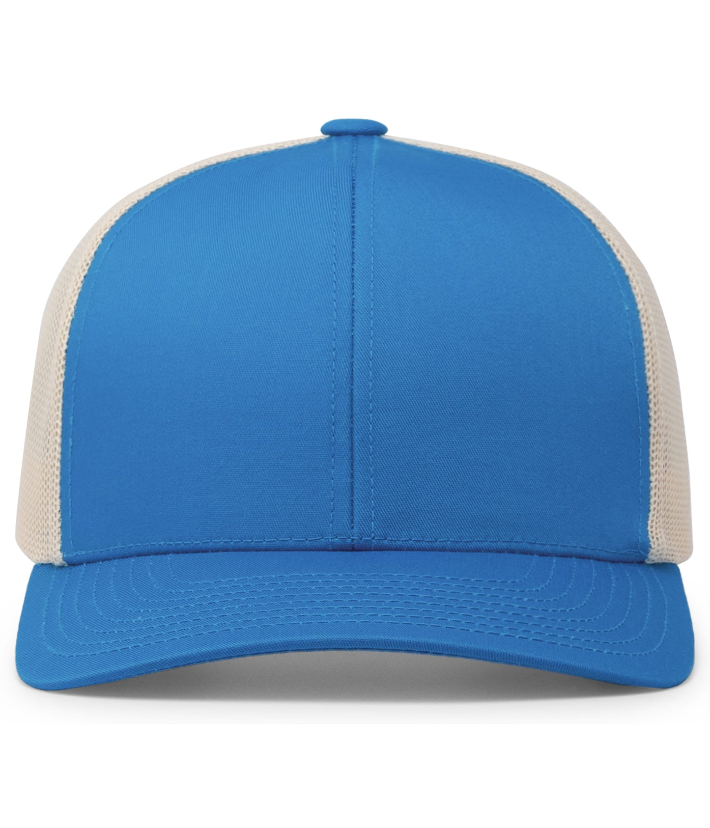 Pacific Headwear Trucker Snapback Cap -  Panther Teal/Beige/Panther Teal