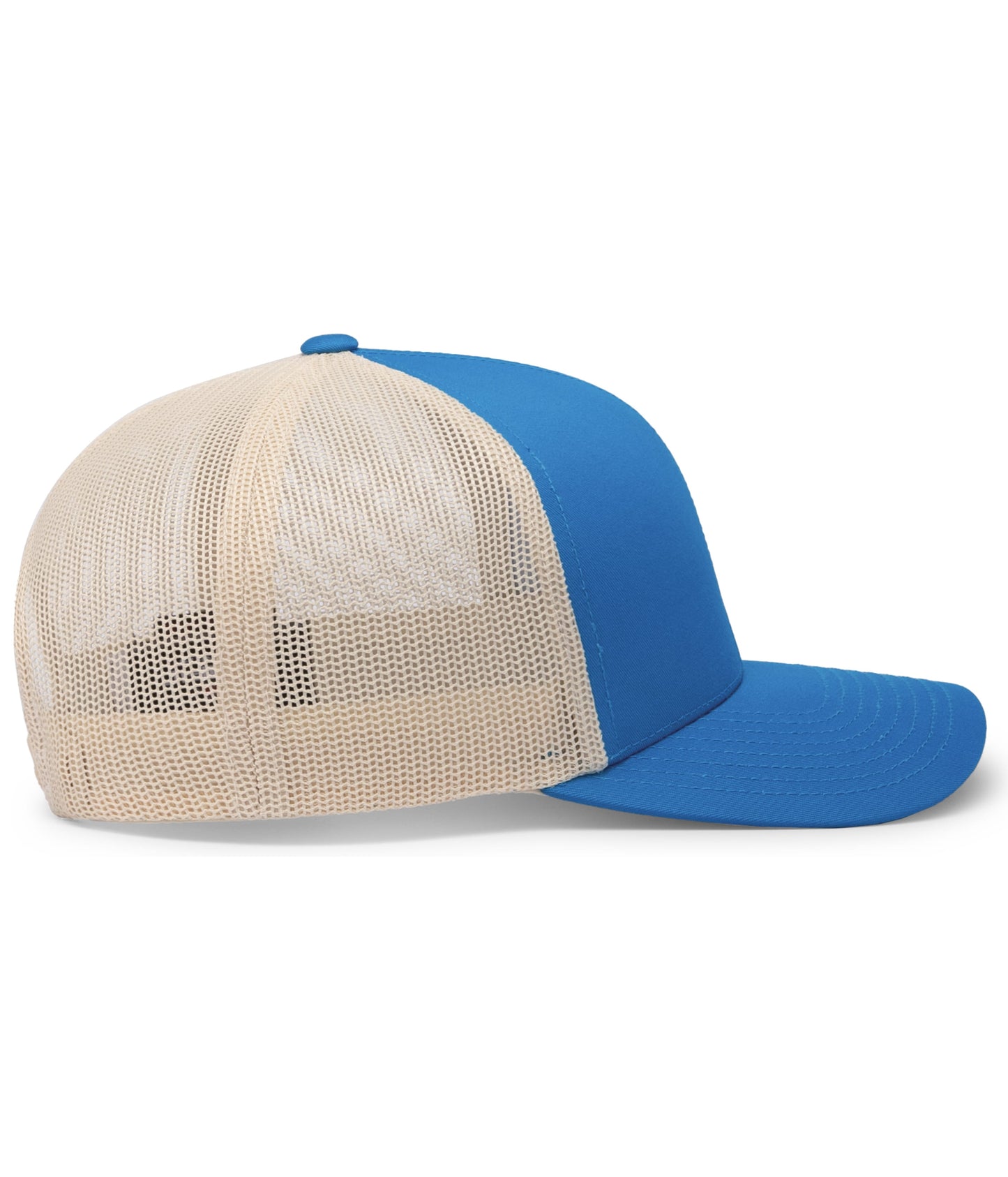 Pacific Headwear Trucker Snapback Cap -  Panther Teal/Beige/Panther Teal