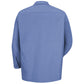 Industrial Work Shirt Long Sleeve - Petrol Blue