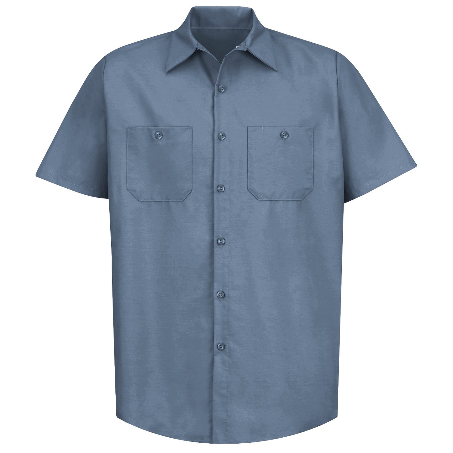 Industrial Work Shirt Short Sleeve - Postman Blue