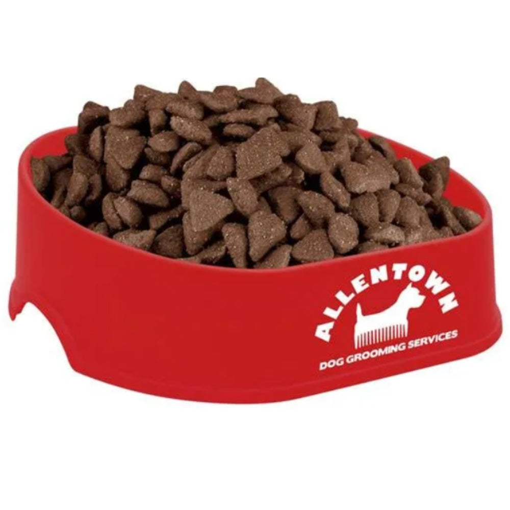 Promo Happy Dog Pet Bowl - Red