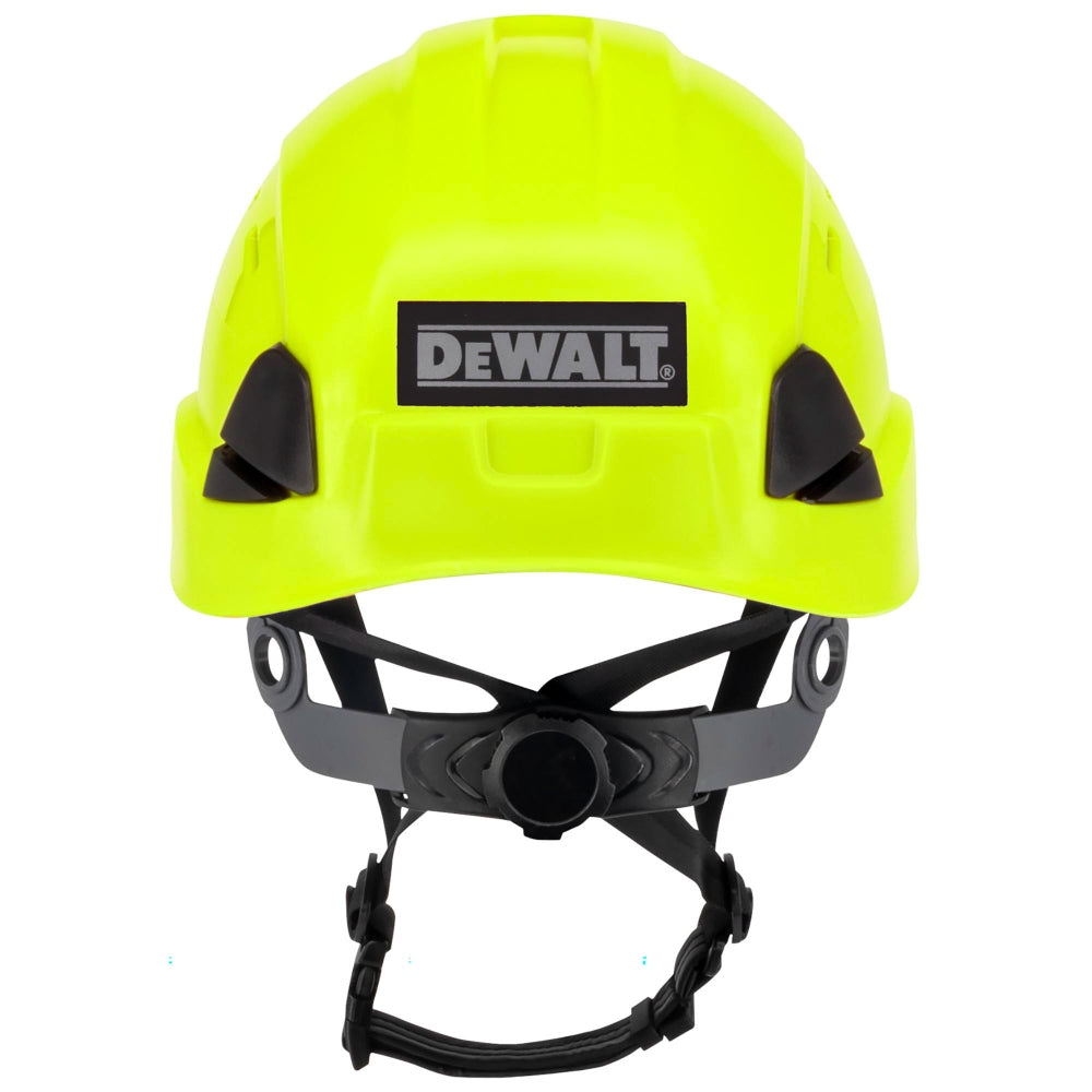 DEWALT DPG22V Type II Class C Vented Safety Helmet - Hi-Vis Lime