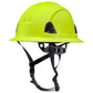 Radians RHF2 Dareware X Type II Class E Full Brim Safety Helmets - Hi-Vis Lime