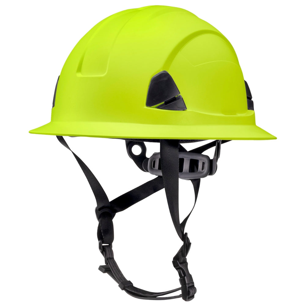 Radians RHF2 Dareware X Type II Class E Full Brim Safety Helmets - Hi-Vis Lime