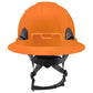 Radians RHF2 Dareware X Type II Class E Full Brim Safety Helmets - Orange