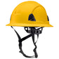 Radians RHF2 Dareware X Type II Class E Full Brim Safety Helmets - Yellow