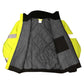 Radians SJ11QB-3ZGS Type R Class 3 Weatherproof Bomber Jacket with Quilted Built-In Liner - Yellow/Black
