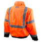 Radians SJ210B-3ZGS Type R Class 3 Three-in-One Hi-Vis Bomber Safety Jacket - Orange
