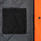 Radians SJ411QB-3Z0S Type R Class 3 Black Bottom Quilted Parka - Orange