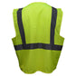 Radians SV2Z Type R Class 2 Economy Mesh Safety Vest - Yellow/Lime