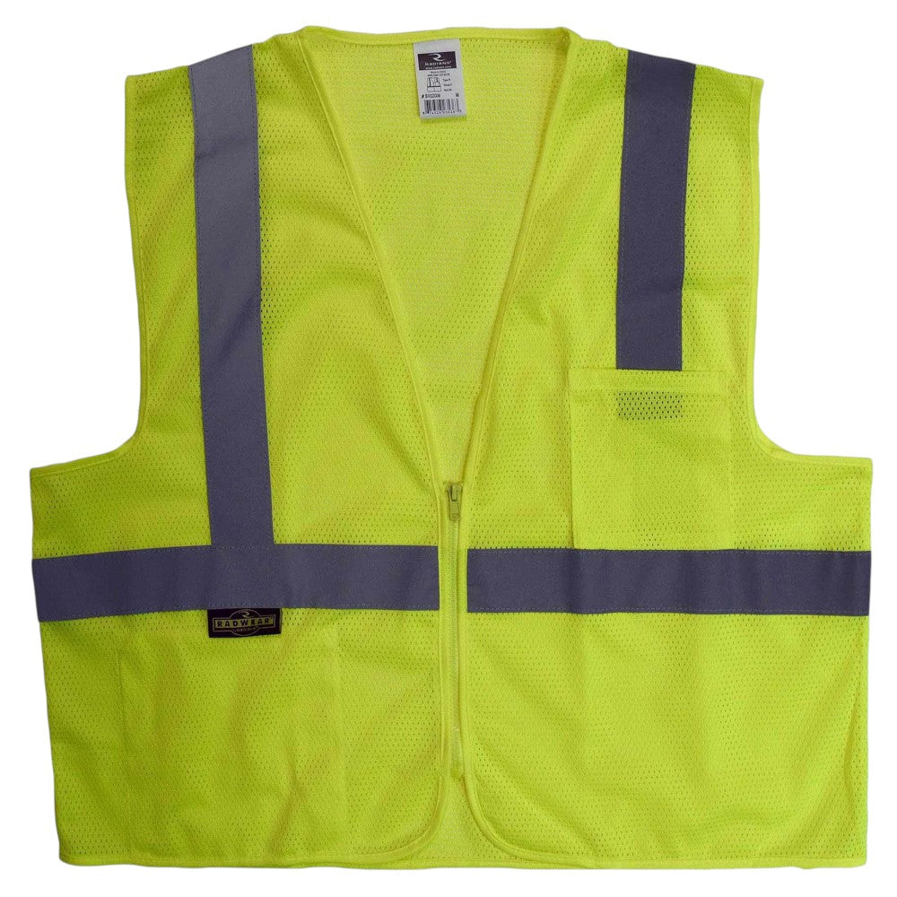 Radians SV2Z Type R Class 2 Economy Mesh Safety Vest - Yellow/Lime