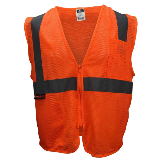 Radians SV2Z Type R Class 2 Economy Mesh Safety Vest - Orange