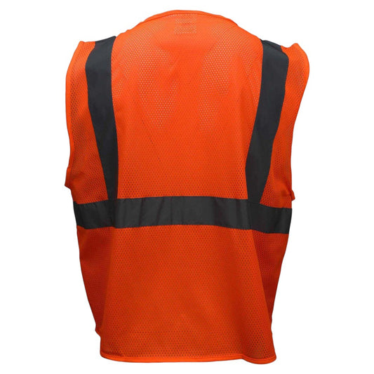 Radians SV2Z Type R Class 2 Economy Mesh Safety Vest - Orange