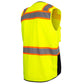 Radians SV51B-2Z Type R Class 2 Black Bottom Two-Tone Surveyor Safety Vest - Yellow/Orange