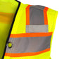 Radians SV51B-2Z Type R Class 2 Black Bottom Two-Tone Surveyor Safety Vest - Yellow/Orange
