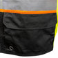 Radians SV51B-2Z Type R Class 2 Black Bottom Two-Tone Surveyor Safety Vest - Yellow/Orange