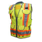 Radians SV55-2ZOD Type R Class 2 Heavy Duty Engineer Safety Vest - Yellow