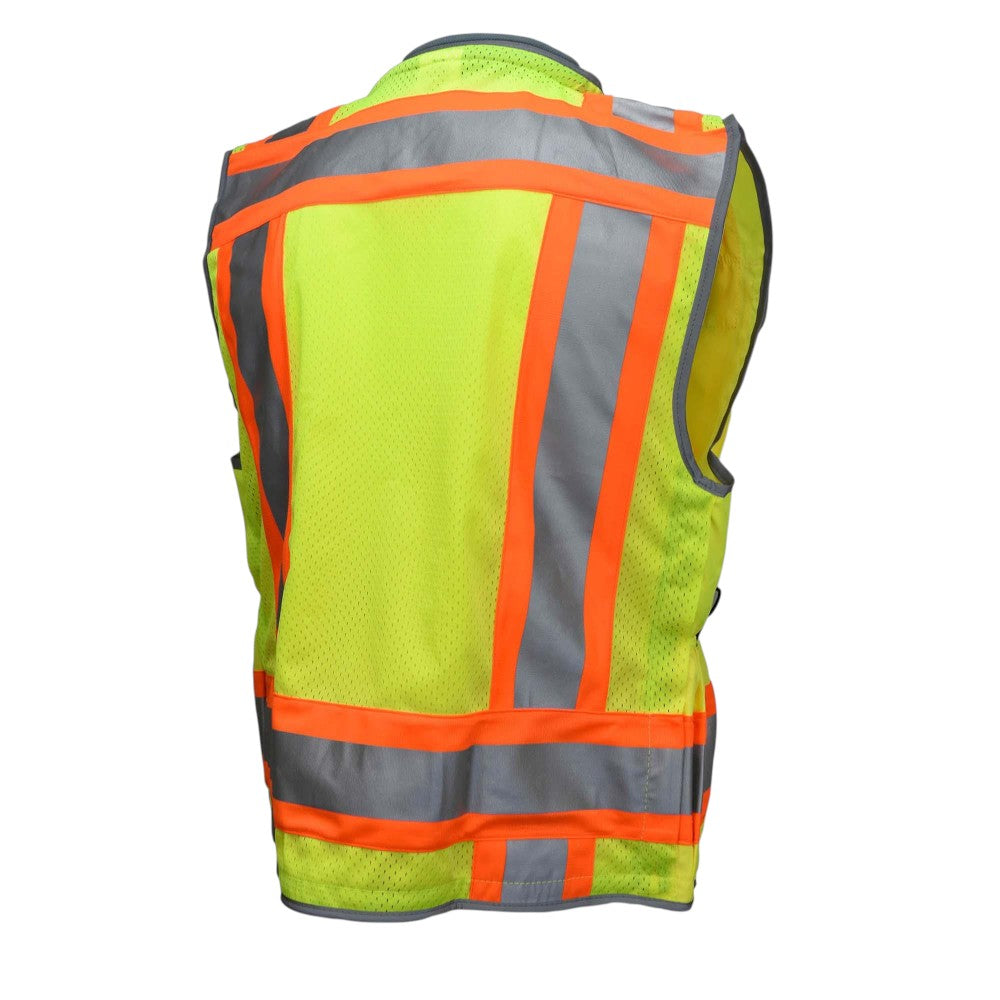 Radians SV55-2ZOD Type R Class 2 Heavy Duty Engineer Safety Vest - Yellow