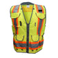 Radians SV55-2ZOD Type R Class 2 Heavy Duty Engineer Safety Vest - Yellow