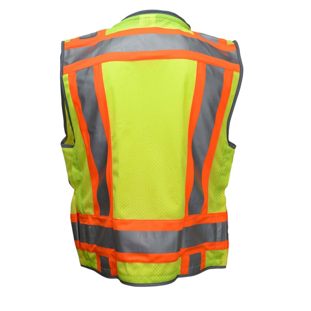 Radians SV55-2ZOD Type R Class 2 Heavy Duty Engineer Safety Vest - Yellow