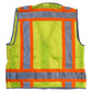 Radians SV55-2ZOD Type R Class 2 Heavy Duty Engineer Safety Vest - Yellow