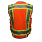 Radians SV55-2ZOD Type R Class 2 Heavy Duty Engineer Safety Vest - Orange