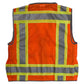 Radians SV55-2ZOD Type R Class 2 Heavy Duty Engineer Safety Vest - Orange