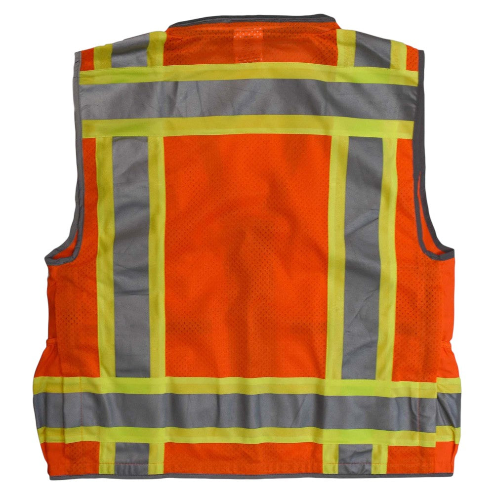 Radians SV55-2ZOD Type R Class 2 Heavy Duty Engineer Safety Vest - Orange