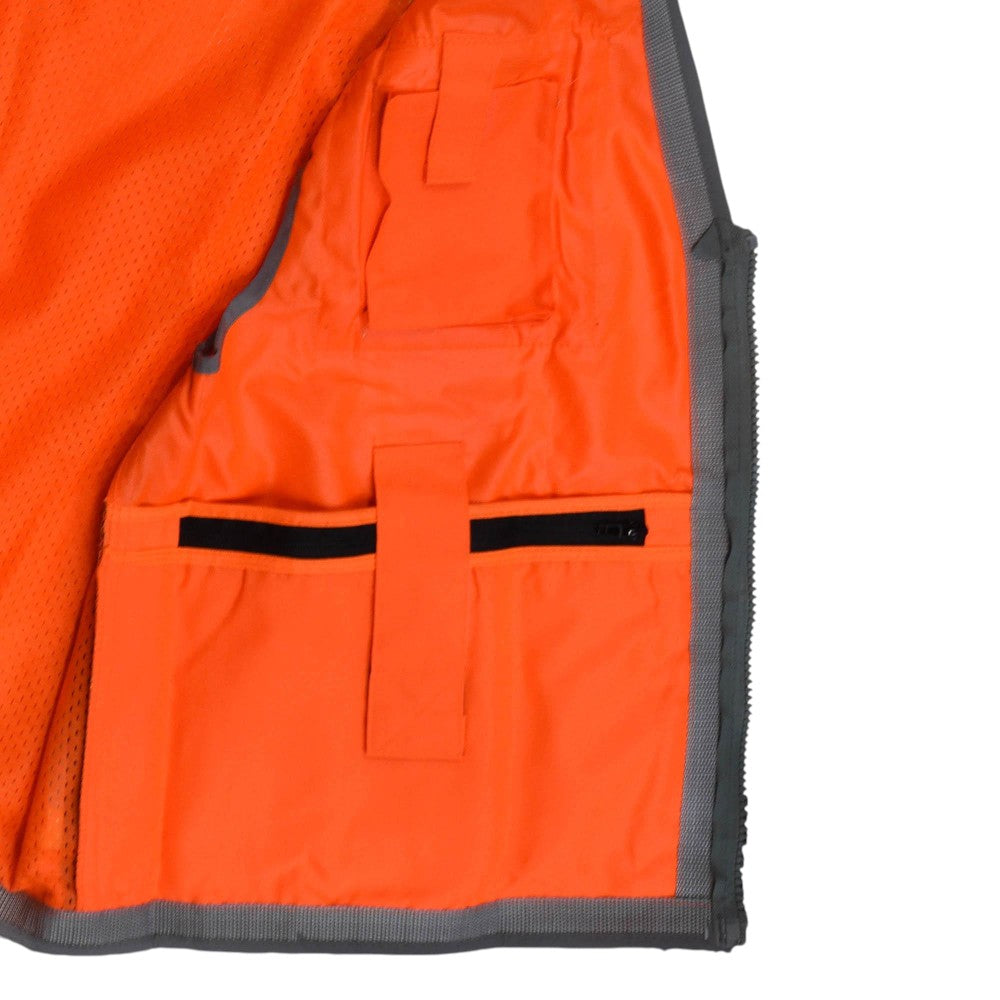 Radians SV55-2ZOD Type R Class 2 Heavy Duty Engineer Safety Vest - Orange
